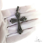 Black Diamond Gothic Celestial Cross Pendant 68845 - Image 7