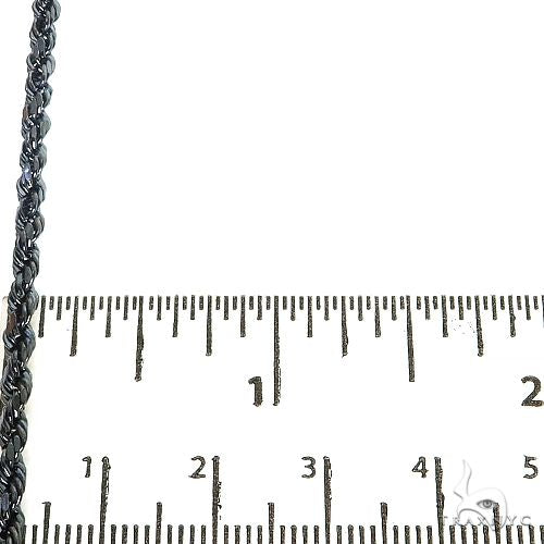 Gothic Style Black Diamond Cross Pendant Set 68713 - Image 8