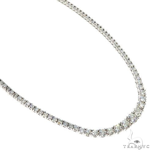Graduated Diamond Tennis Necklace 67115 - Image 2