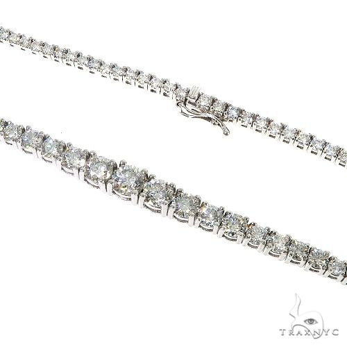 Graduated Diamond Tennis Necklace 67115 - Image 3