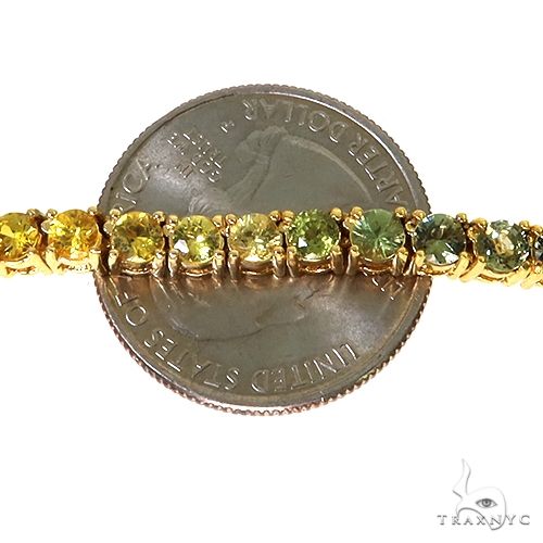 Graduated Rainbow Sapphire Chain 67586 - Image 5