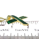 Green Enamel Gold Pendant 44517 - Image 4