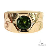 Solitary Tuxedo Green Tourmaline Ring 68818 - Image 1