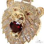 Grizzly Bear Garnet Diamond Pendant 68708 - Image 3