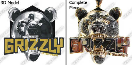 Grizzly Pendant 19138 - Image 8