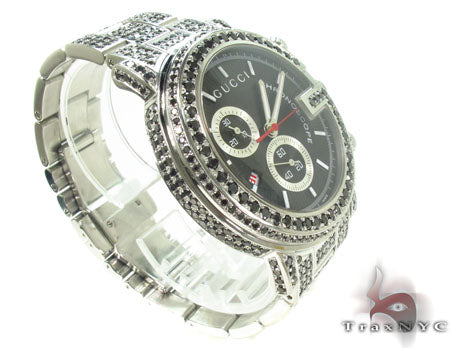 Gucci G-Chrono Black Diamond Watch YA101309 33434 - Image 3