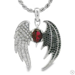 Half Angel Half Bat Pendant 70719 - Image 3