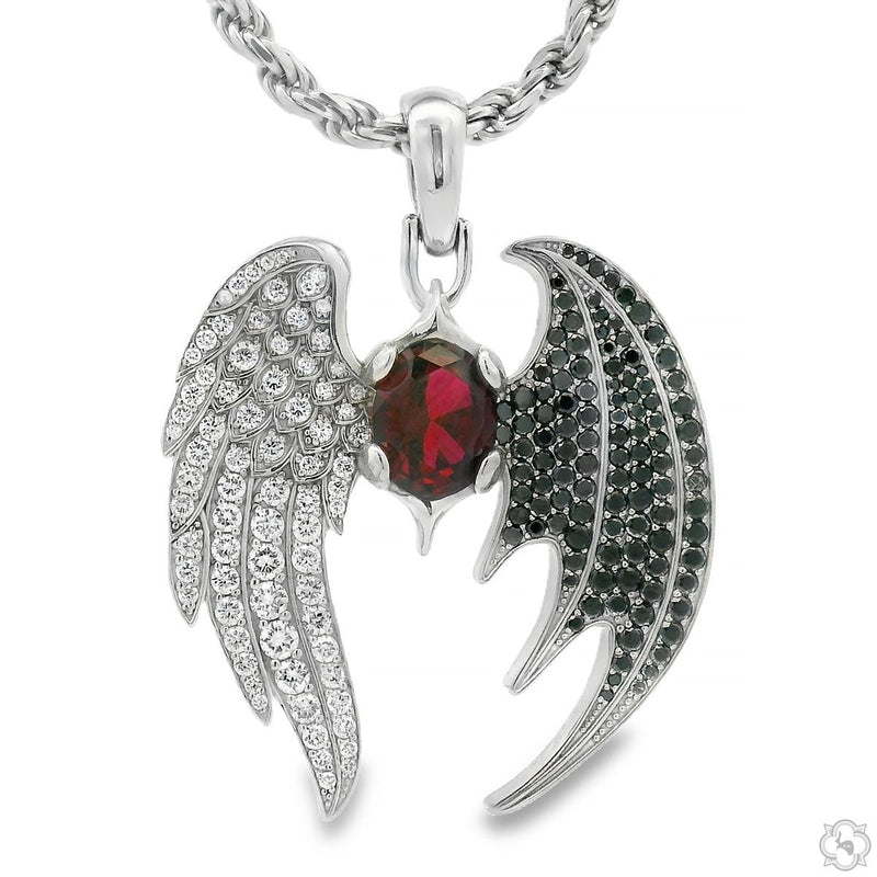 Half Angel Half Bat Pendant 70719 - Image 3