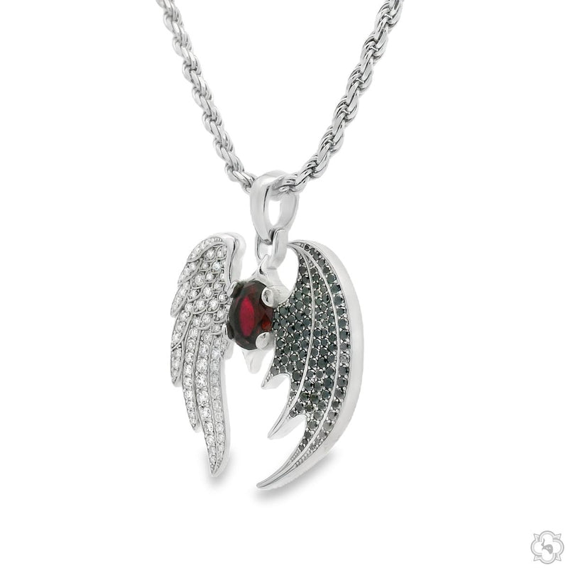 Half Angel Half Bat Pendant 70719 - Image 5