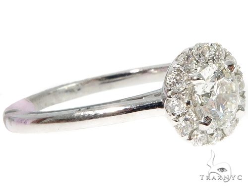 Halo Diamond Engagement Ring 64499 - Image 4