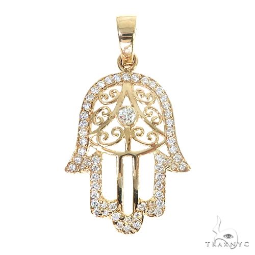 Hamsa Diamond Pendant 21194 - Image 1