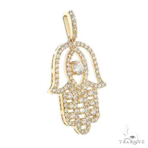 Hamsa Diamond Pendant 67334 - Image 2
