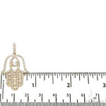 Hamsa Diamond Pendant 67334 - Image 5