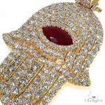 Hamsa Diamond Pendant 68094 - Image 3