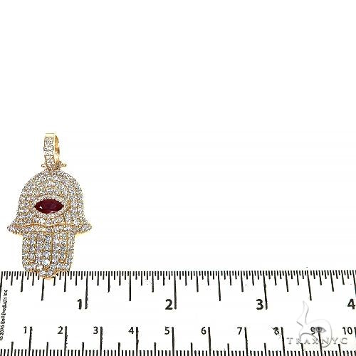 Hamsa Diamond Pendant 68094 - Image 5