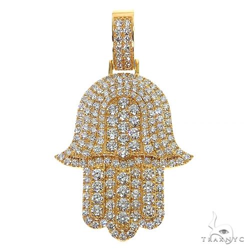 Hamsa Diamond Pendant 68705 - Image 1