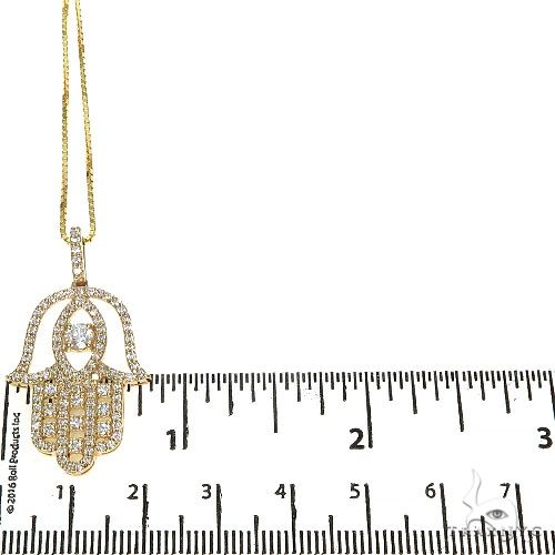 Hamsa Diamond Pendant Set 67333 - Image 5