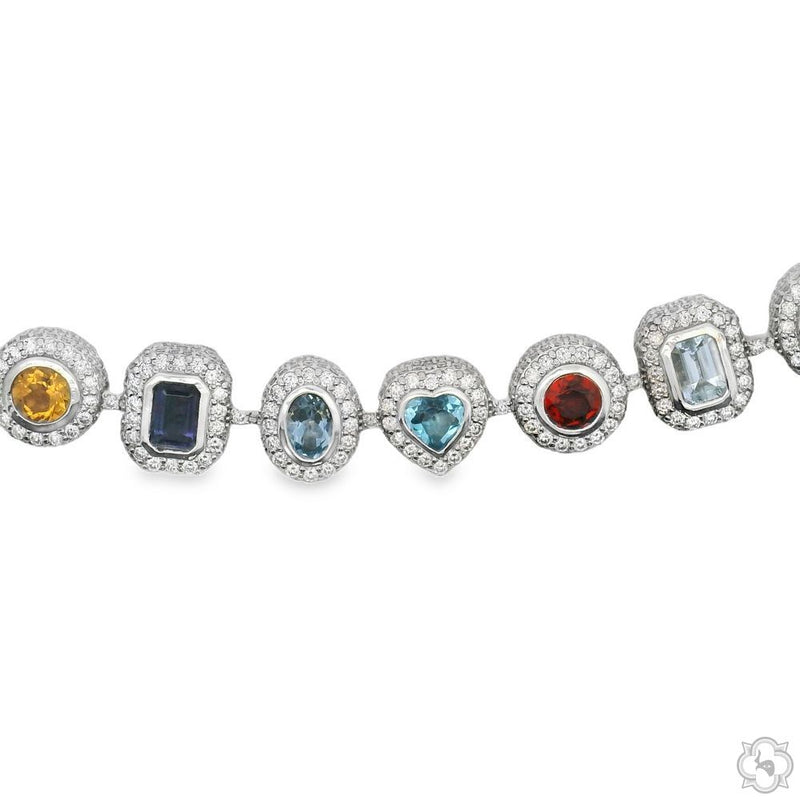 Harmony of Shapes Gemstone Bracelet 70194 - Image 4