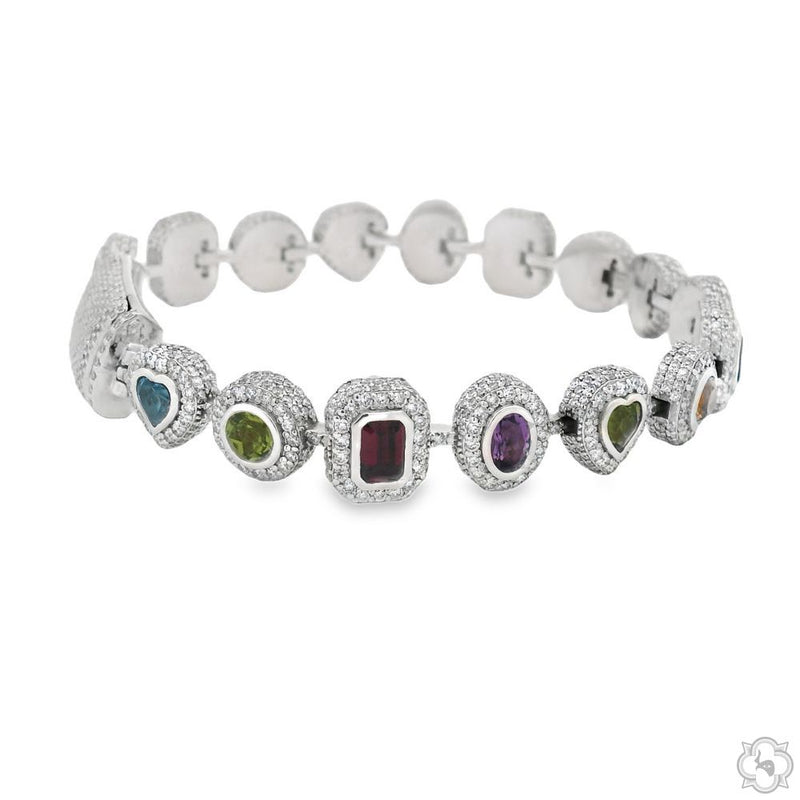 Harmony of Shapes Gemstone Bracelet 70194 - Image 2