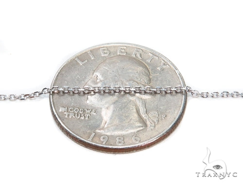 Heart Blue Sapphire Diamond Necklace 40833 - Image 5