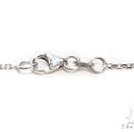 Heart Blue Sapphire Diamond Necklace 40833 - Image 6