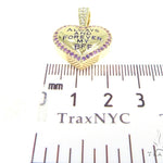 Heart Diamond Amethyst Pendant 49415 - Image 6