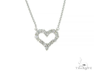 Heart Diamond Necklace 40937 - Image 1