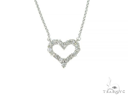 Heart Diamond Necklace 40937 - Image 1