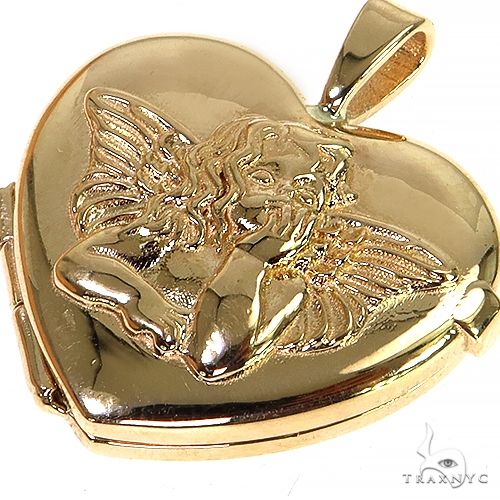 Heart Shape Angel Photo Pendant 68234 - Image 3