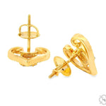 Heart Shape Baguette Diamond  Earrings 70308 - Image 4