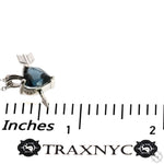 Heart Shape Blue London Topaz Necklace Medium 70235 - Image 6