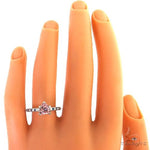 Heart Shape Diamond Engagement Ring 68918 - Image 6
