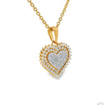 Heart Shape Diamond Necklace 70290 - Image 2