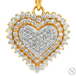 Heart Shape Diamond Necklace 70290 - Image 3