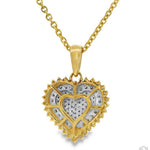 Heart Shape Diamond Necklace 70290 - Image 4