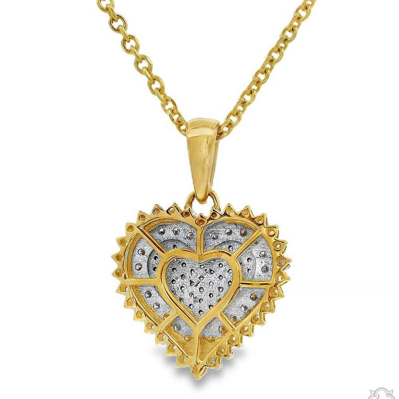 Heart Shape Diamond Necklace 70290 - Image 4