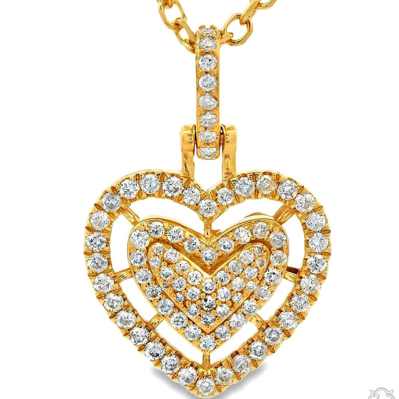 Heart Shape Diamond Necklace 70289 - Image 1