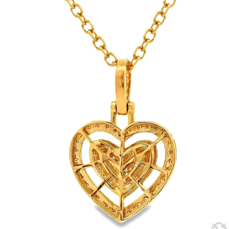 Heart Shape Diamond Necklace 70289 - Image 3