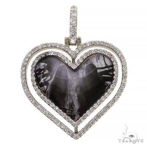 Heart Shape Spinning Photo Pendant 67998 - Image 1