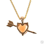 Heart Shape Citrin Necklace Medium 70234 - Image 4