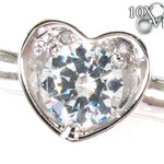 Heart of Mine Diamond Ring 26865 - Image 3