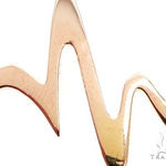 Heartbeat Pendant Necklace in 14k Yellow Gold 60691 - Image 3