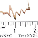 Heartbeat Pendant Necklace in 14k Yellow Gold 60691 - Image 5