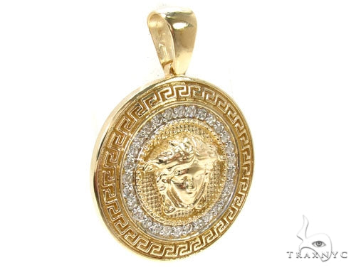 Heavy Medusa Diamond Pendant 36428 - Image 2
