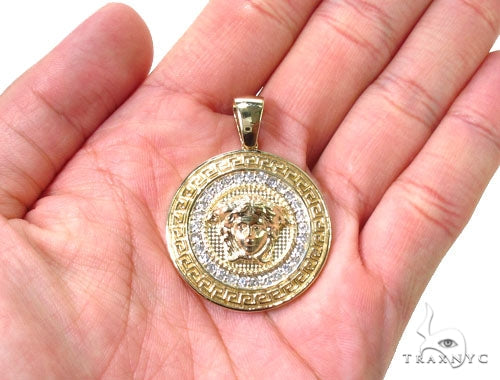 Heavy Medusa Diamond Pendant 36428 - Image 5