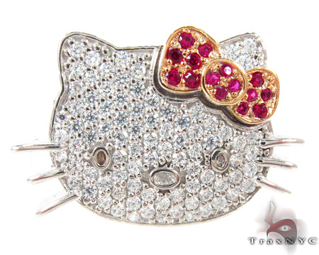 Hello Kitty Ruby Diamond Pendant 27080 - Image 1
