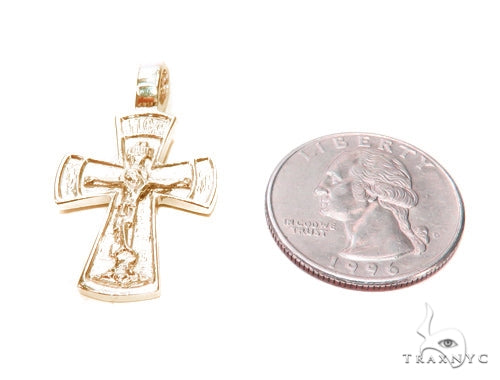 Holy Gold Cross Crucifix 43348 - Image 4