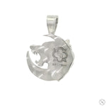 Howling Wolf Diamond Pendant 70645 - Image 5