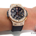 Hublot Rose Color Stainless Steel Diamond Watch 31444 - Image 11