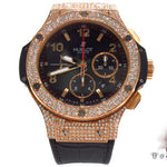 Hublot Rose Color Stainless Steel Diamond Watch 31444 - Image 2
